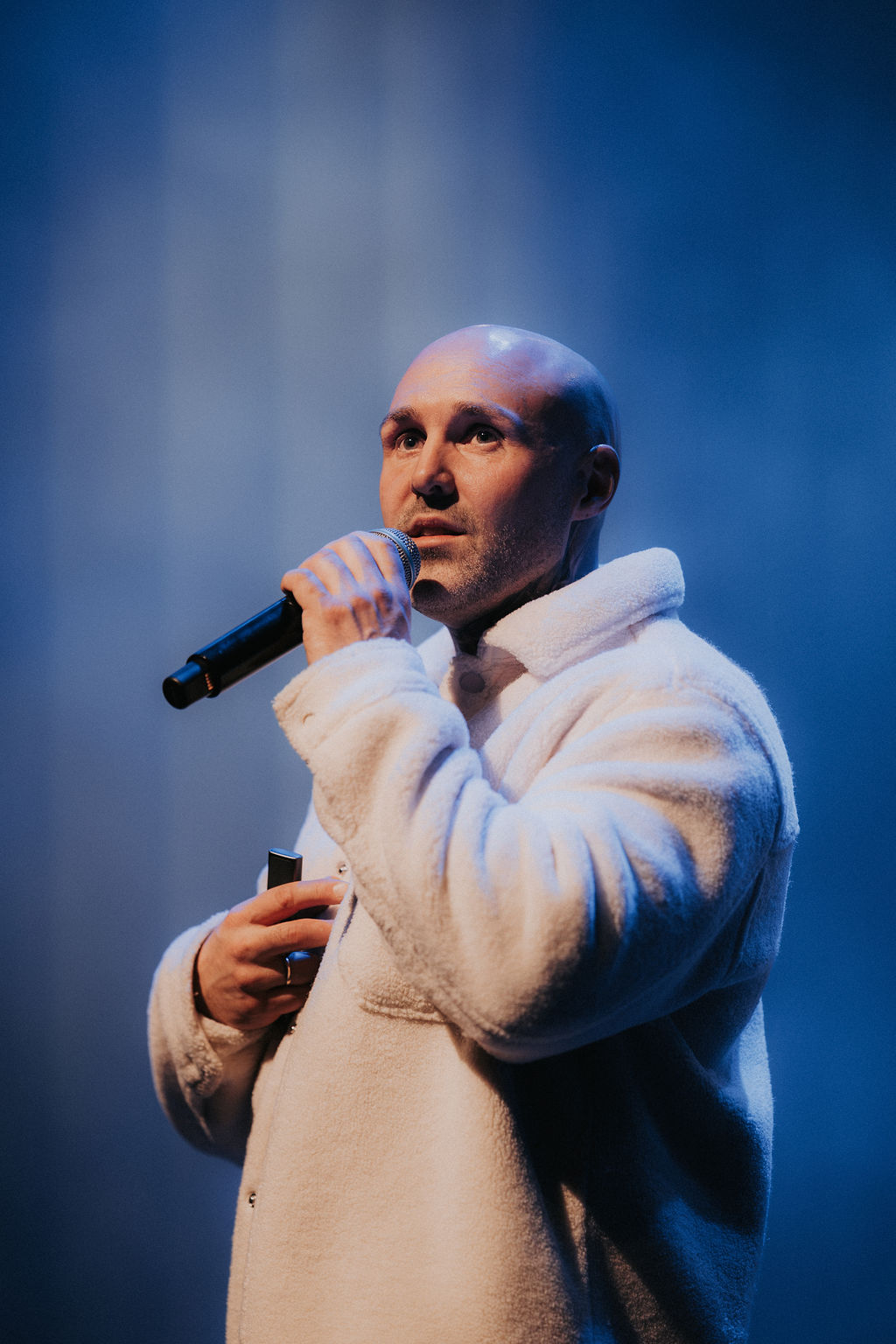 Jan-Erik Mæland på scenen